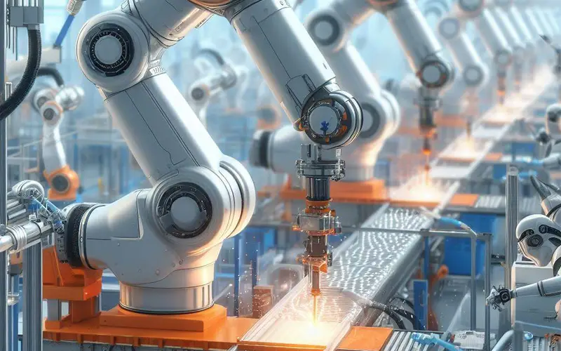 کاربردها و پتانسیل ربات‌های صنعتی در خطوط تولید