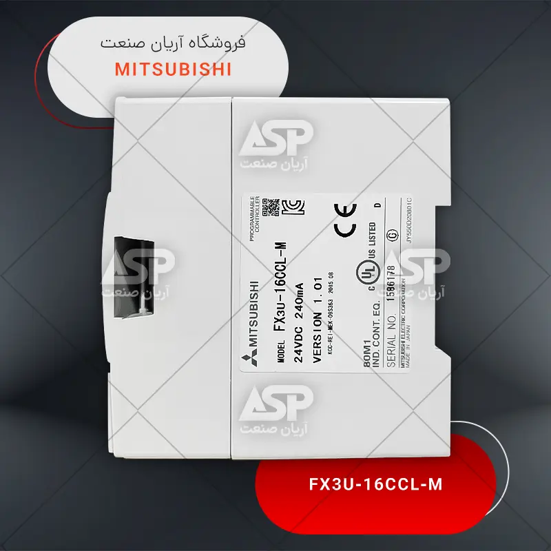 خرید کارت PLC میتسوبیشی FX3U-16CCL-M ارتباط CC-Link Master | آریان صنعت